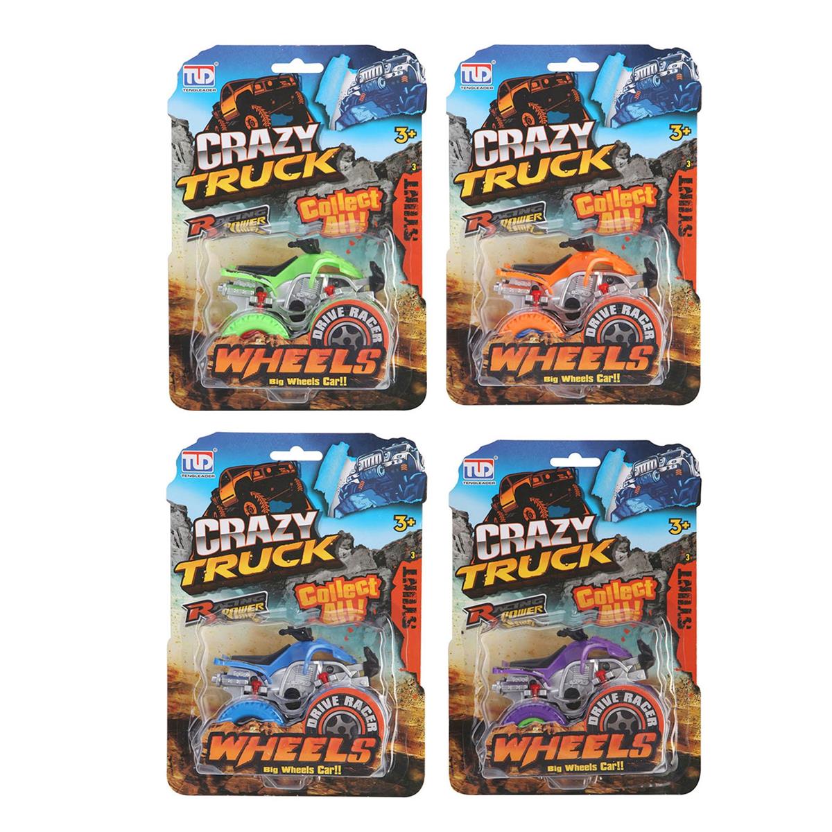 4x4 Crazy ATV, Friction Power, 4 Asst., b/c