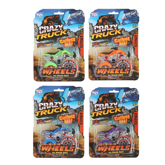 4x4 Crazy ATV, Friction Power, 4 Asst., b/c