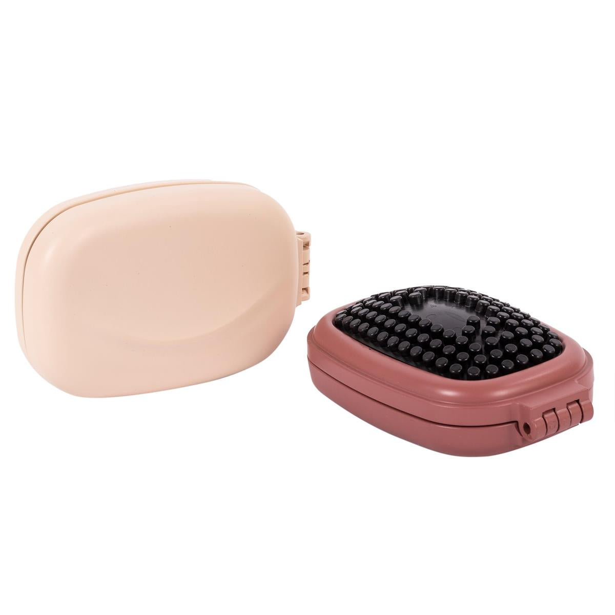 Bodico, Flex-Bristle Detangler Hairbrush, Travel, 3 asst,