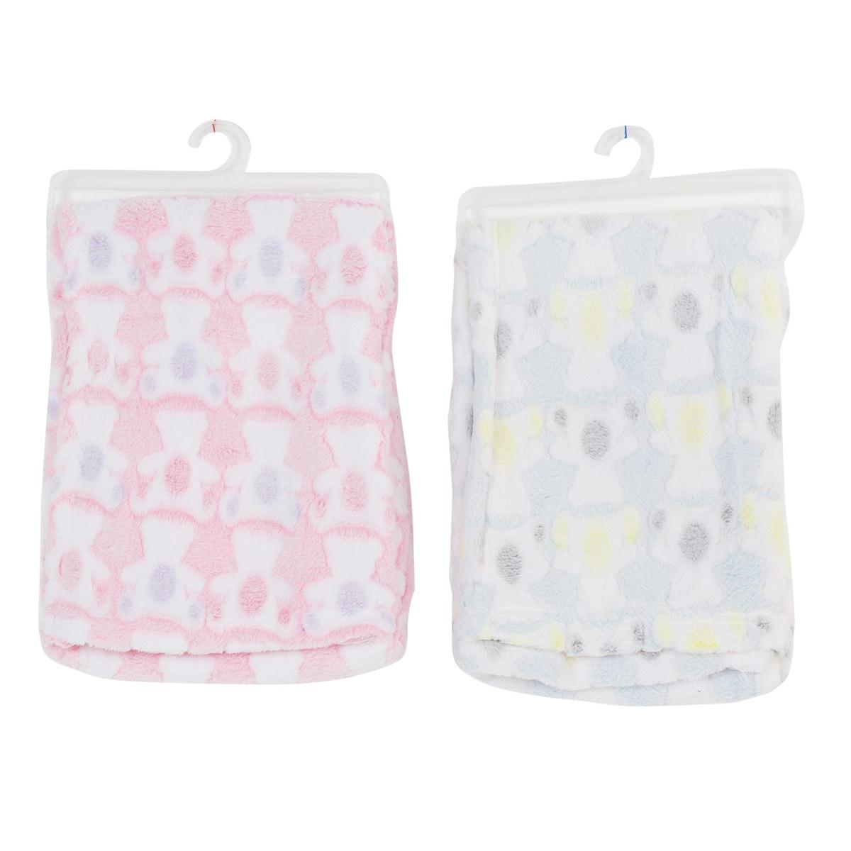 Tootsie Baby, Embossed Fleece Blanket, 3-asst, 30"x40"