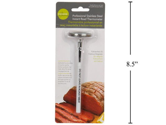 L.Gourmet 1-3/4" Dial Instant Read Thermometer b/c (=#80608-HC)(CP)