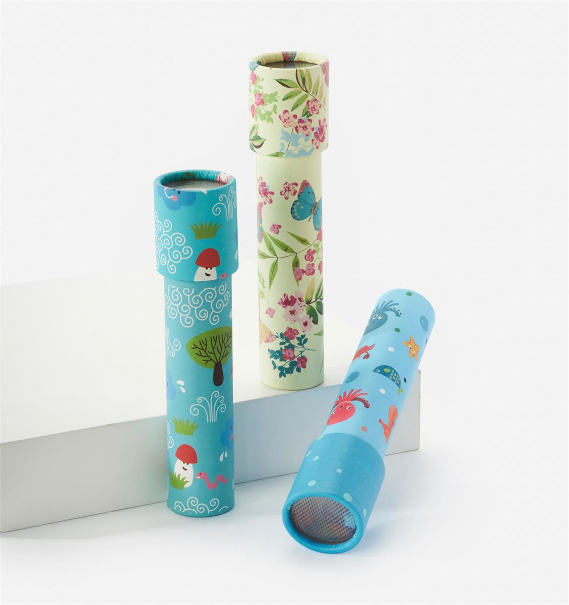 Ppr/PS Kaleidoscope, 9pcs/dsp, 3 Asst., H:7.48"