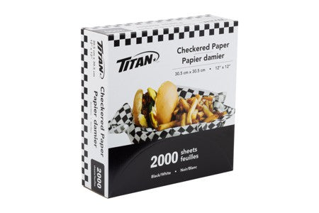TITAN BLACK CHECKERED PAPER 2000/CS