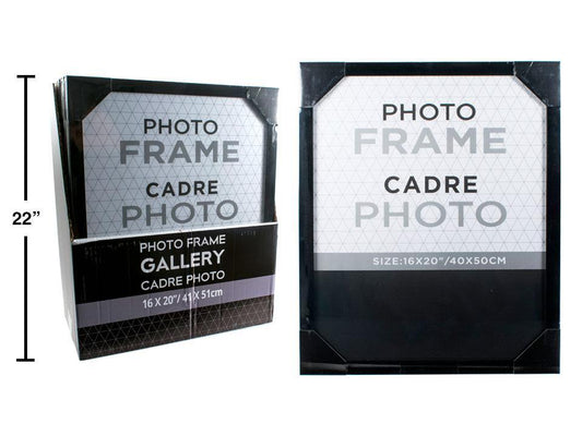 Gallery Frame 16x20", Black, PS, shrink wrap + pdq  (LD xx)