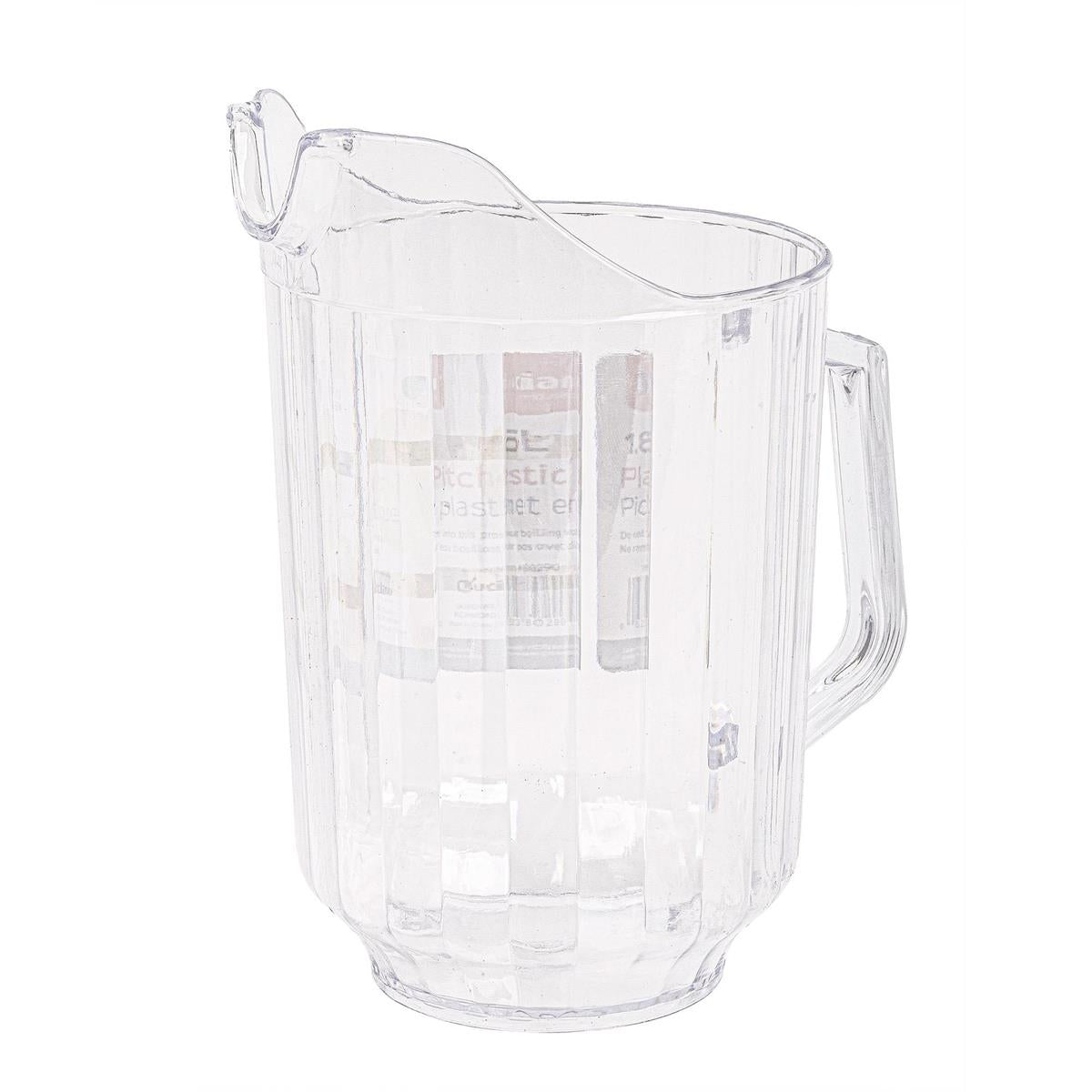 Luciano 1.85L Clr. Plastic Pitcher,  label  (GV97782)