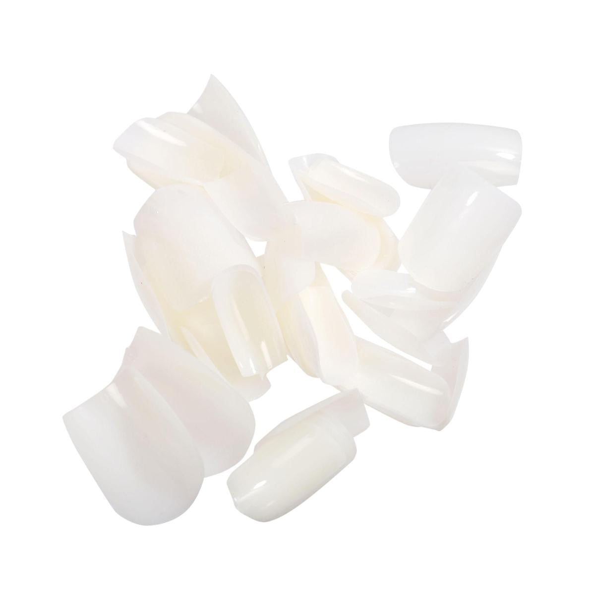 Bodico 24-pc Plain Nails w/9 Deco  Set & Glue, window box