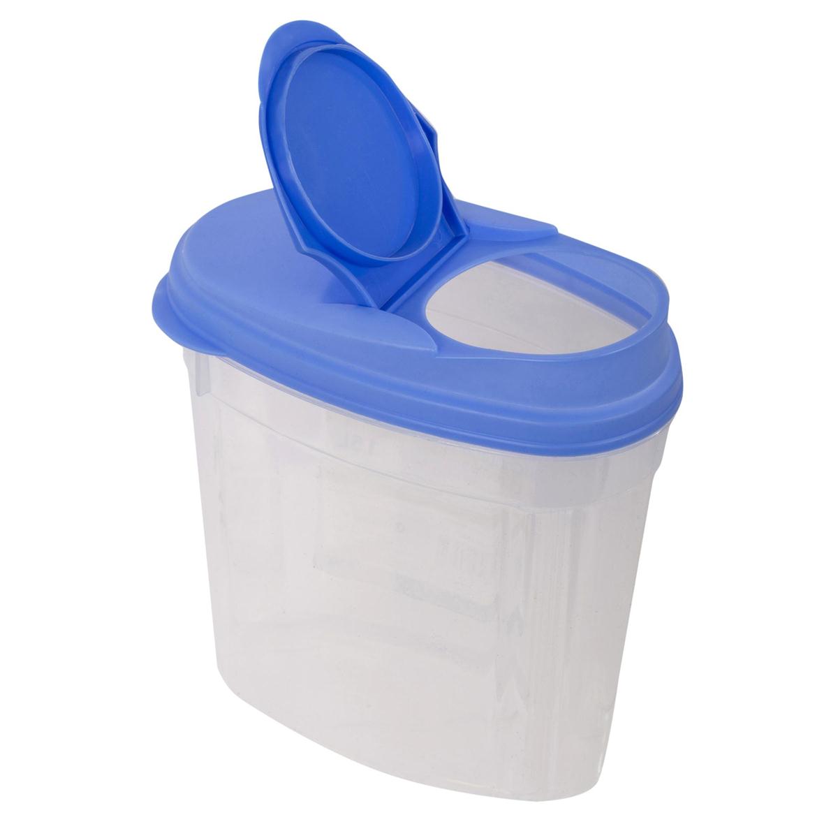 Luciano 1.5L(52-oz)Cereal Container w/Snap Lid, Oval