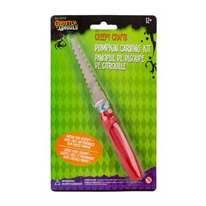 G.Ghouls Pumpkin Carving Knife w/Wooden Handle, b/c (A891062)