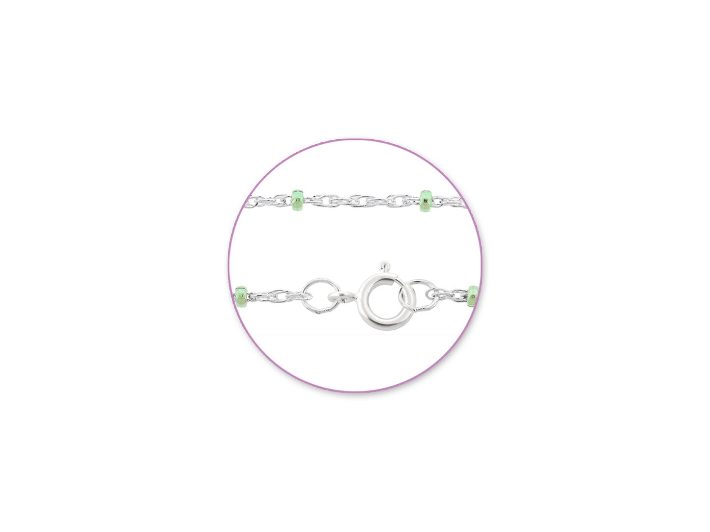 Jewelry Findings: 12mm Ring Clasp x6 w/Spring B) Silver