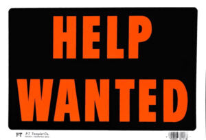 Help Wanted Sign