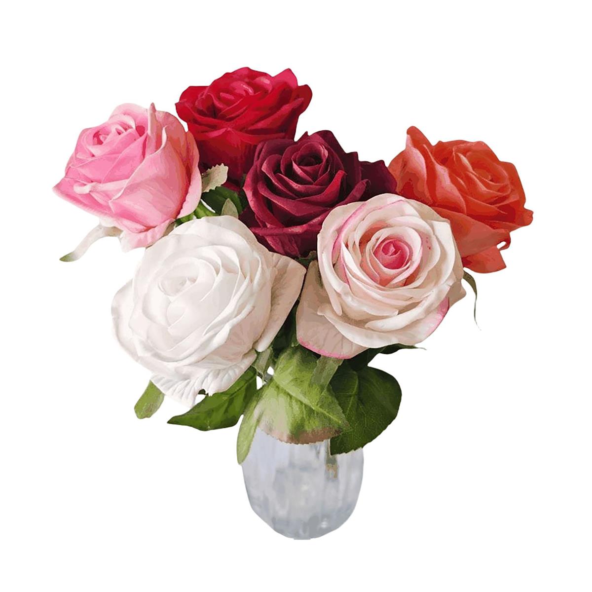 Country Garden Real Touch Rose 6 Asst. 0x0x16.9 CHT