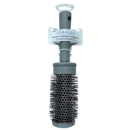 HAIR BRUSH-ROUND 2 IN/GREY