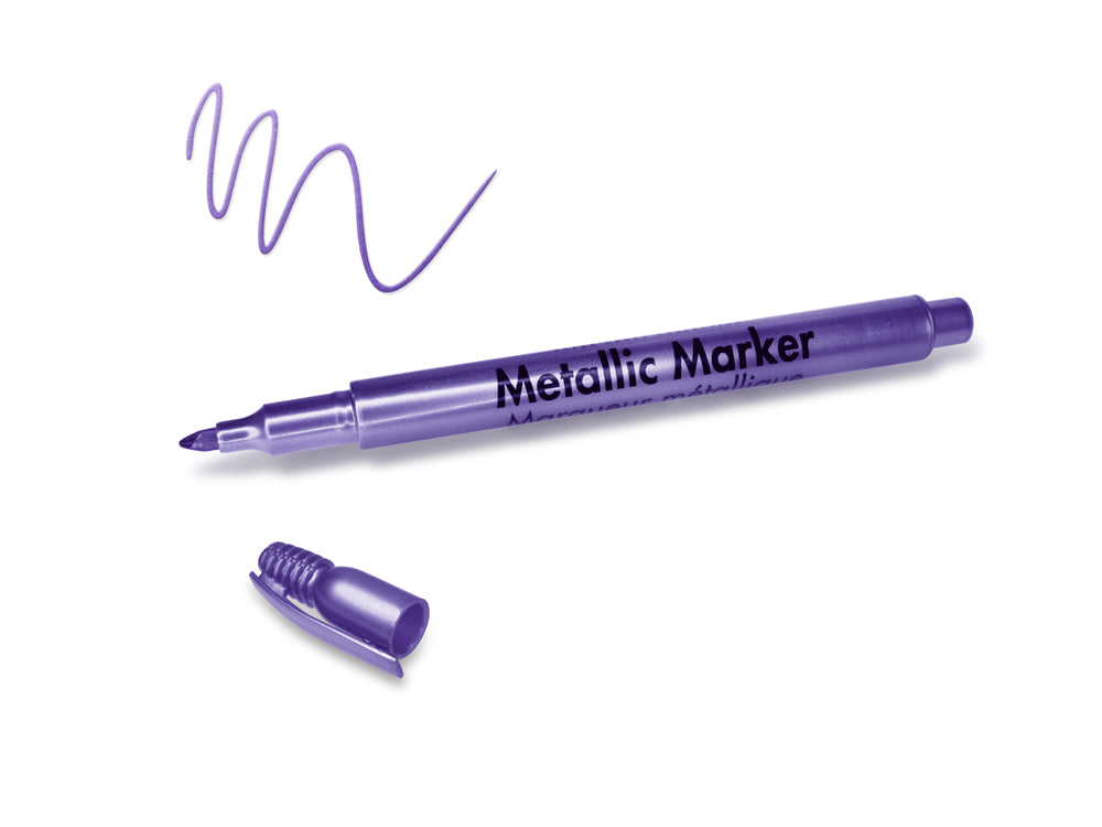 Metallic Marker: 1.2mm Fine Point G) Purple