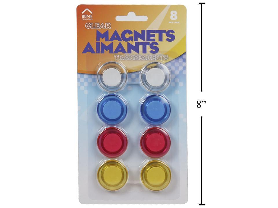 H.E., 8-pc Magnetic Buttons, Dia. 3cm, b/c