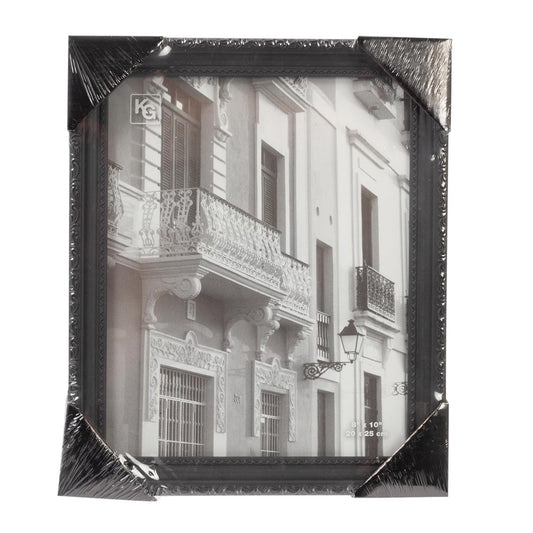 KG Claire 8X10" Frame, Black W/RAISED LEAF BORDER (AZ)