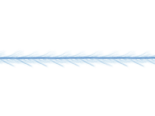 Needlecrafters: 50g Nylon Feather Yarn Ball G) Light Blue