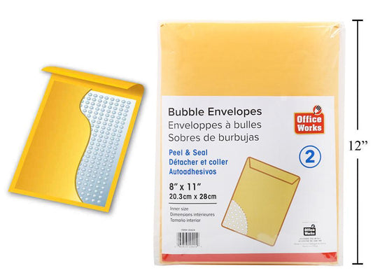 O.WKs. 2-pc 8"x11" Bubble Envelope