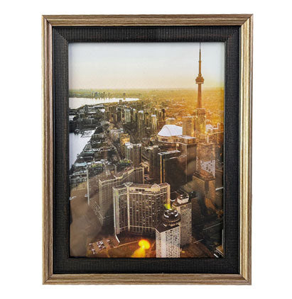 DISTRESSED METALIC FINISHED FRAME 4''X6''