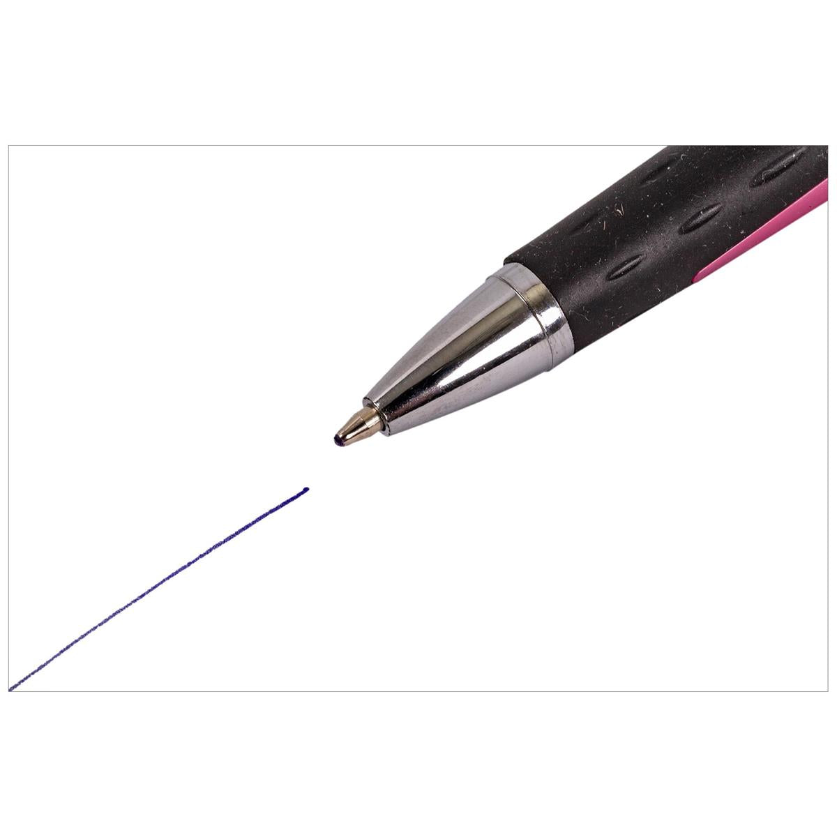 O.WKs.  3-pc Ball Pen, 3 col., Blue Ink,  b/c