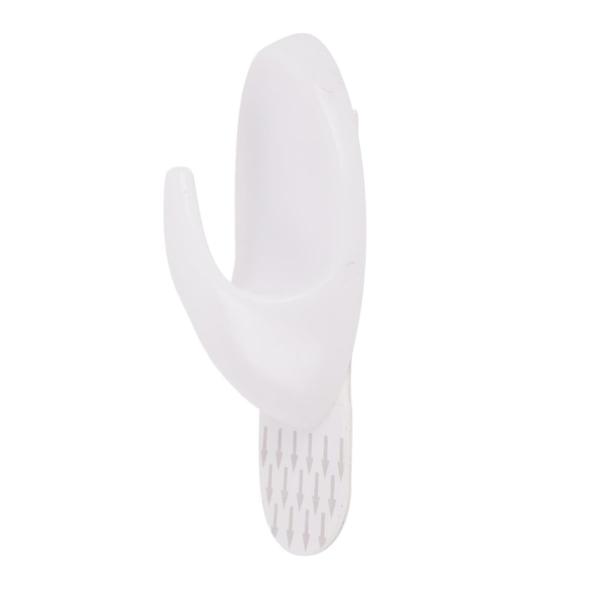 H.E. 3-PC Removable Hooks Self-adhesive. L:1.9"