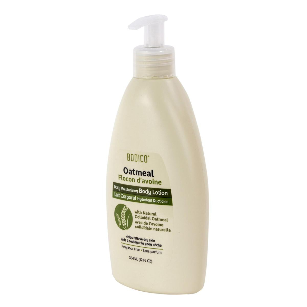Bodico, 354ml Oatmeal Lotion, label , Made in Canada