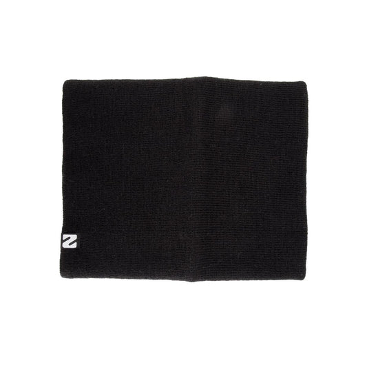 Nordic T. Adult Knit Neck Warmer, double knitted, black, hc