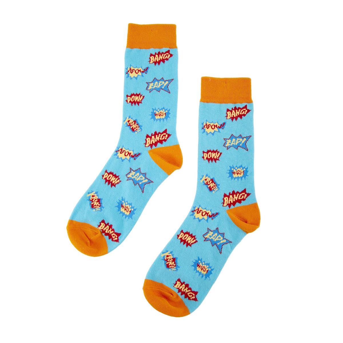 SOX, Men's Socks, Pow Bam Zap ,cotton/polyester/spandex, hc