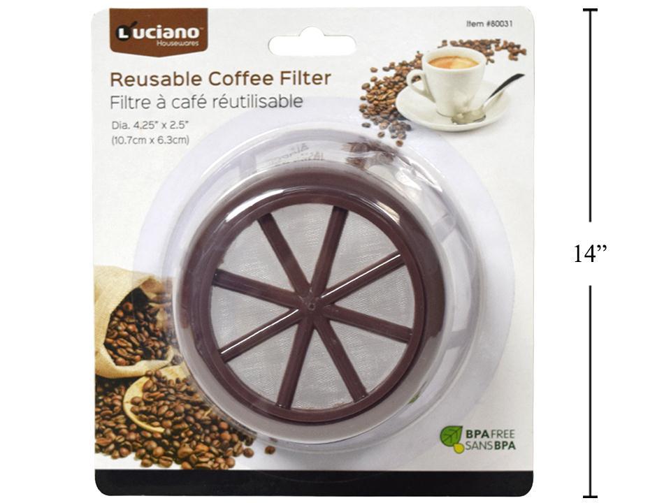 Luciano Reusable Coffee Filter, Flat shape, b/c (CS)