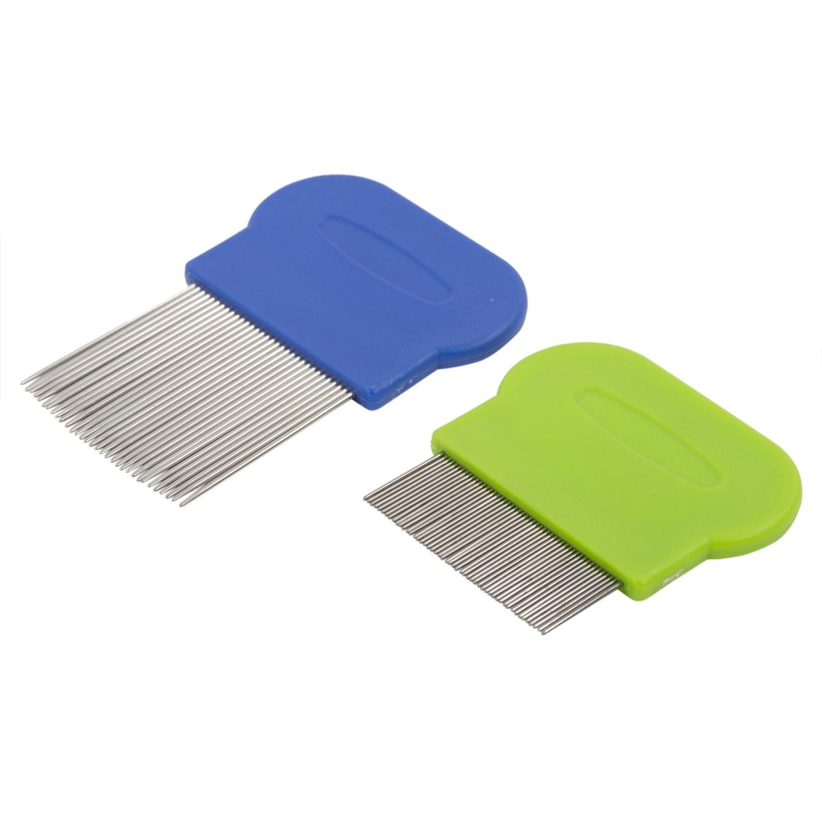 Bodico 2-pc Lice Comb, 2 lengths, b/c