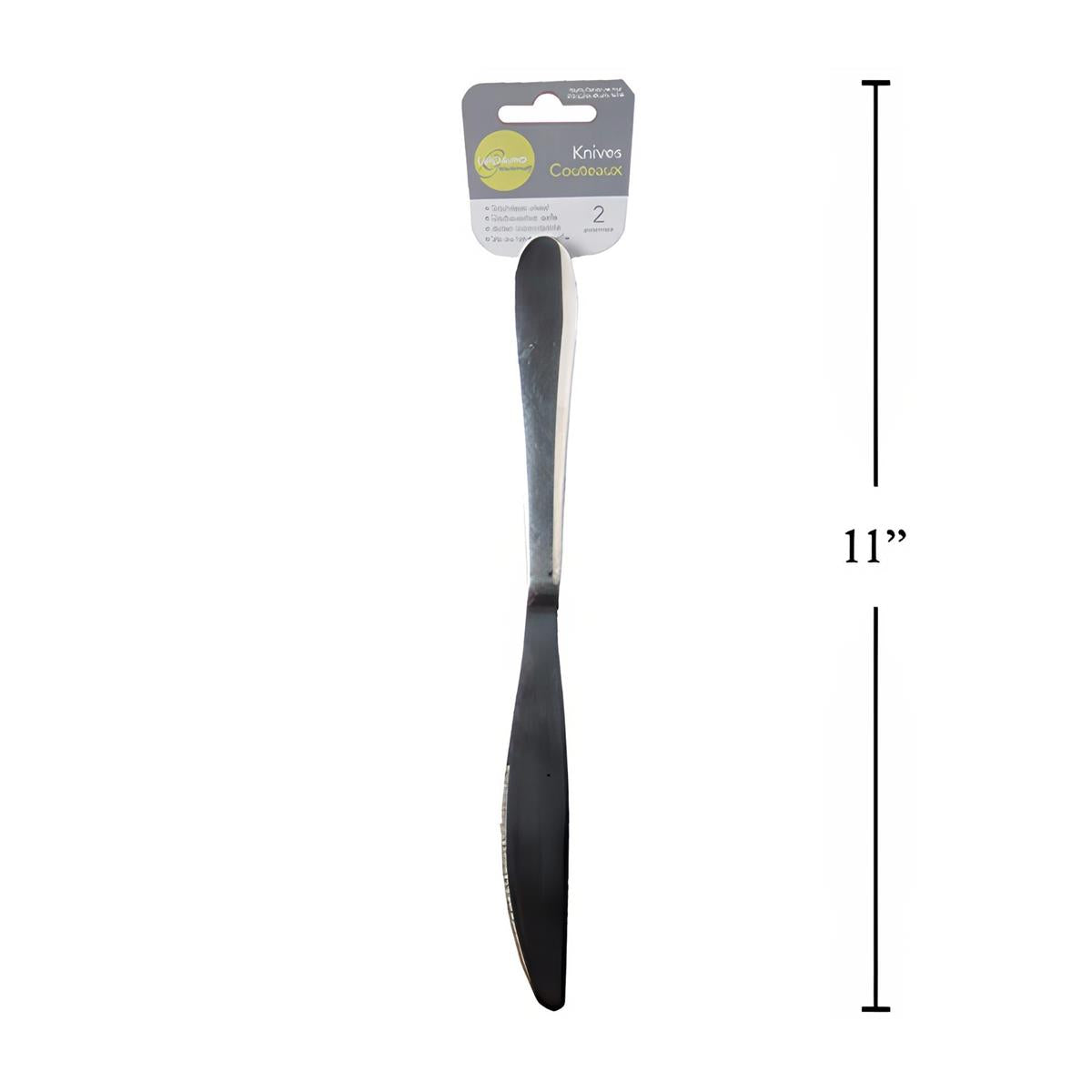 L.Gourmet 2-pc S.S. Knife, header card w/ shrink