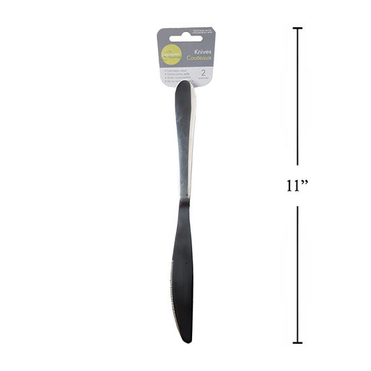 L.Gourmet 2-pc S.S. Knife, header card w/ shrink