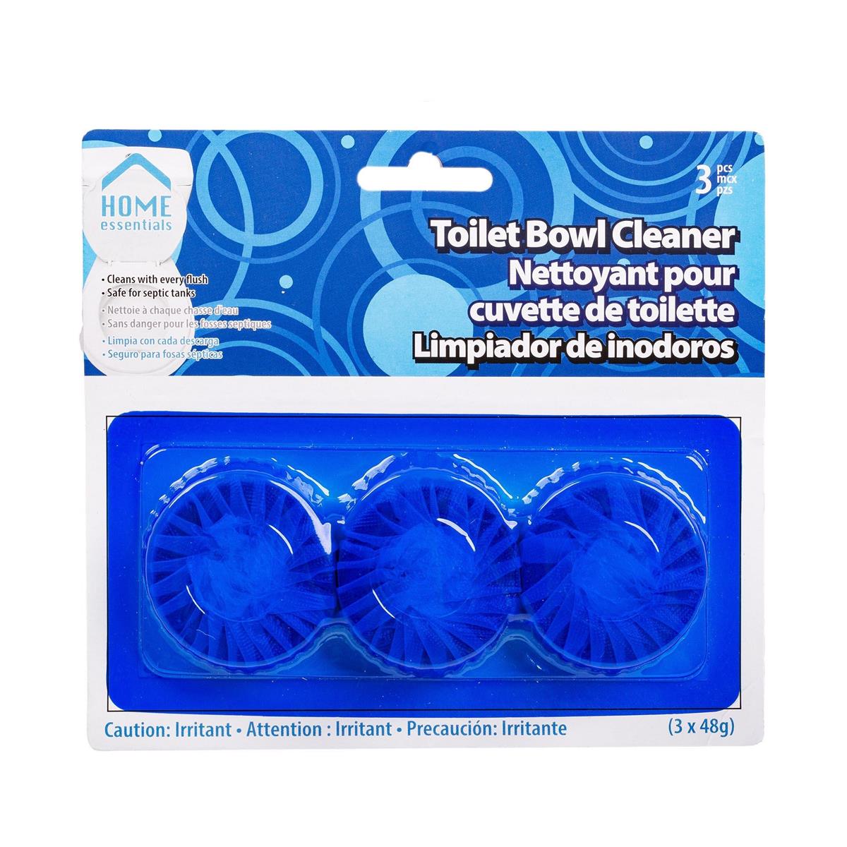 H.E. 3-PC Toilet Bowl Cleaners 48G/PC, Blister card