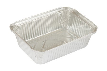 TITAN FOIL 4 LB DEEP TAKE OUT CONTAINER/FOLDED LIDS 3/PK