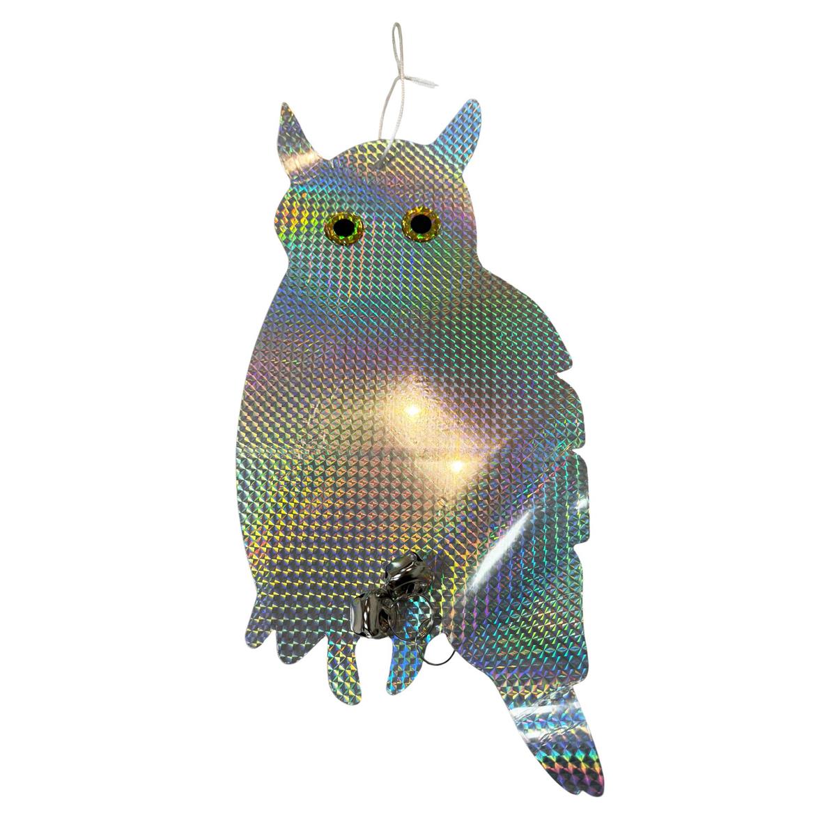 Garden E. 7.9"x16" Reflective Bird Diverter With 2 Bells, PBH