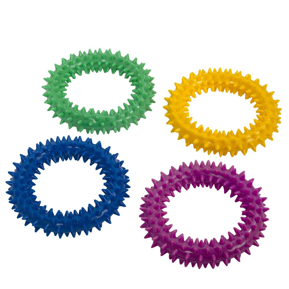 Paws,  Pvc Pet Teeth Cleaner, 9cm Dia., 4 col., header card