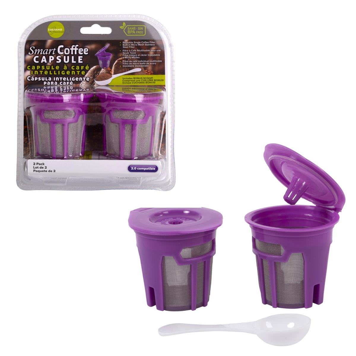 L.Gourmet 2.0 Clever Coffee Capsule 2-pc pk, clamshell (CS)