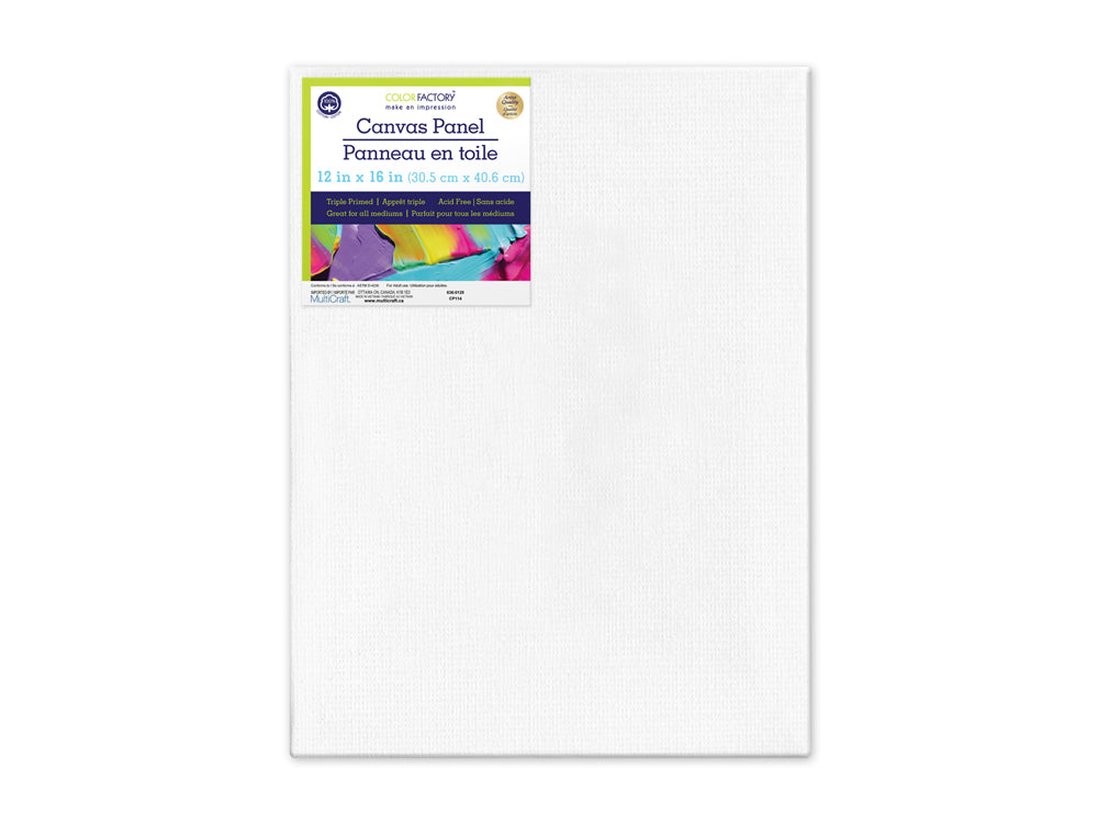 Canvas Panels Primed: 12"x16" Artist Quality