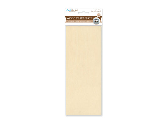 Craftwood: 2.5"x6" DIY Plywood Slat x4