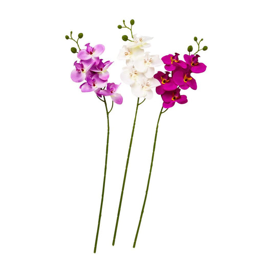 Country Garden 5-Head Orchid Flower Spray 3 Asst. CHT