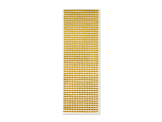 Paper Craft Sticker: 4mm Gem Lines 1029pc Value-Pack A) Gold