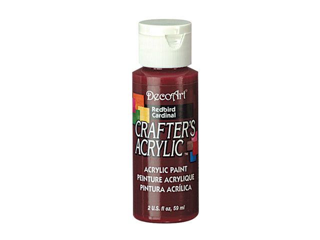 Crafters Acrylic Paint: 2oz Craft & Hobby DCA01-DCA173 63 REDBIRD