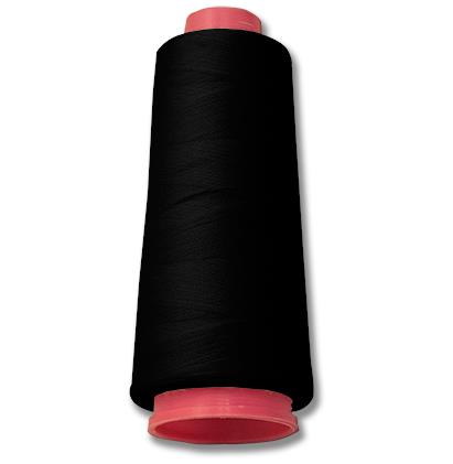POLYESTER SERGER THREAD 1500M BLACK