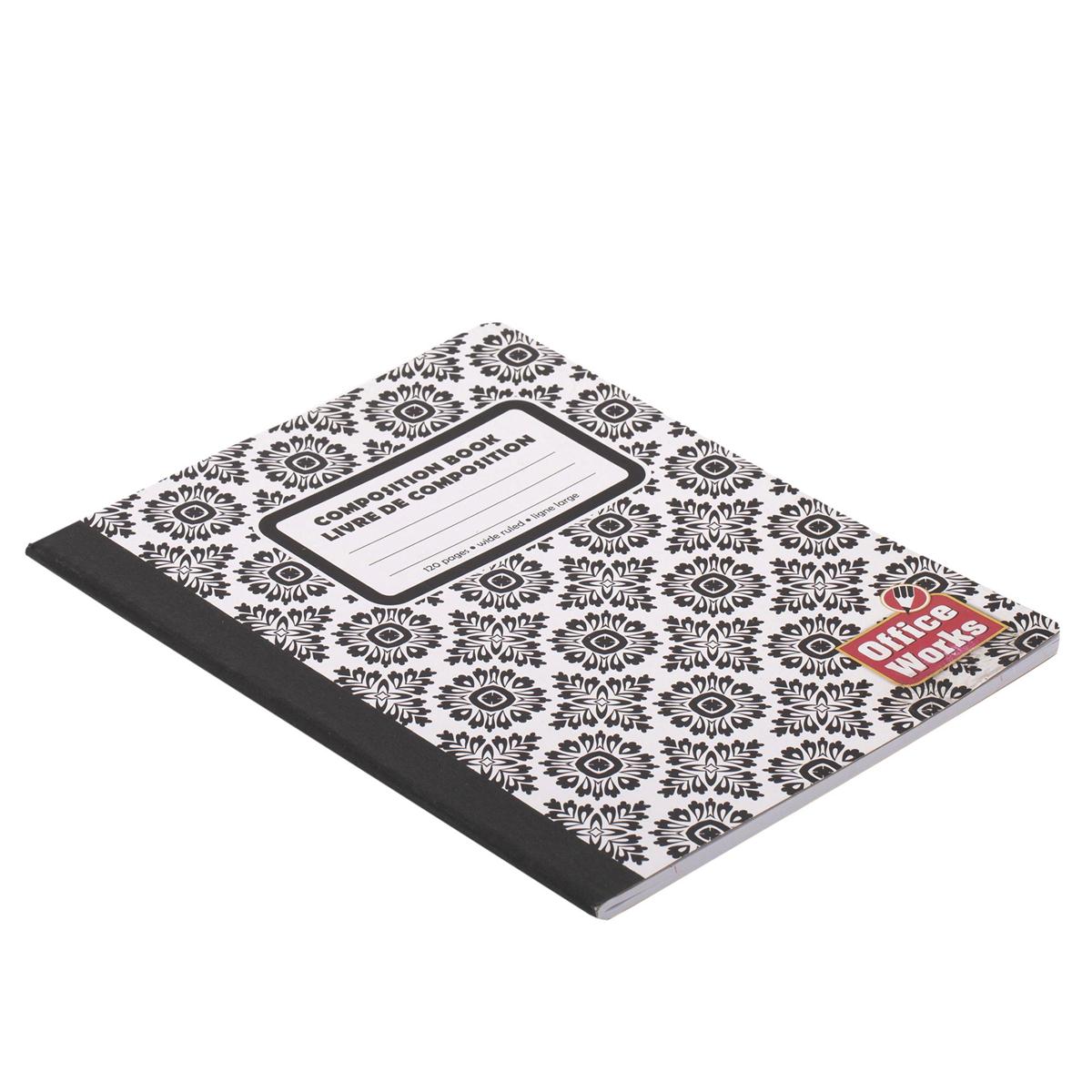 O.WKs. 120-P 7.5x9.75" Stitched Composition Bk