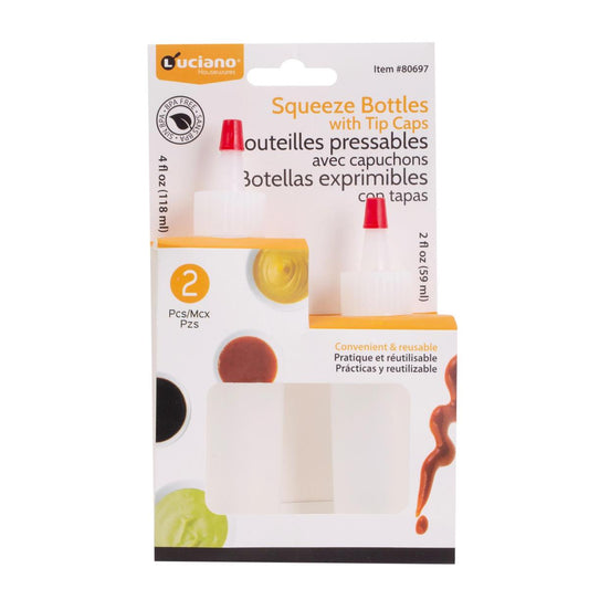 Luciano 2-pc  Squeeze Bottle, colored card