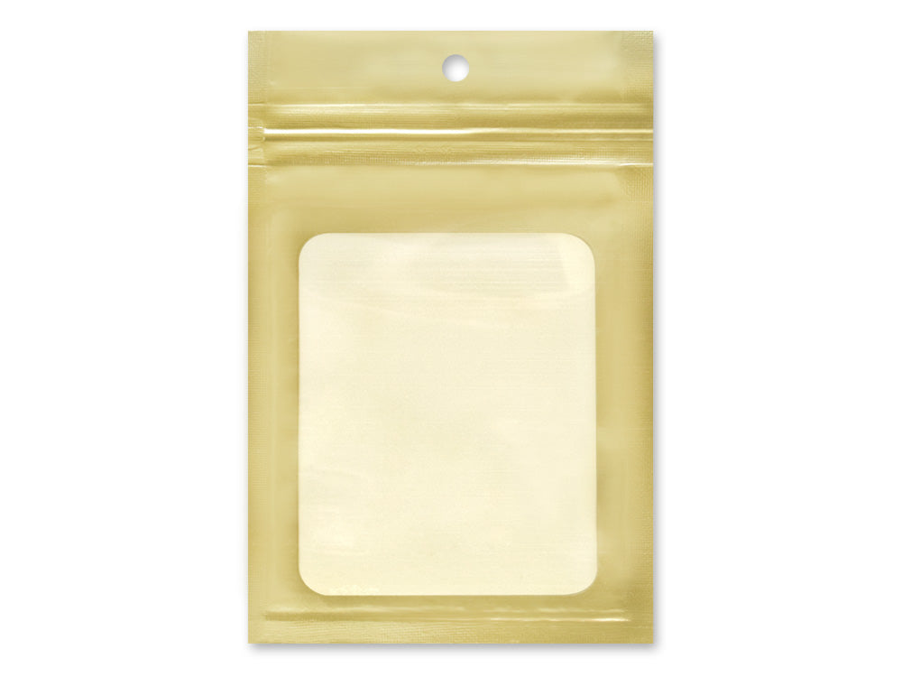 Craft Medley: Resealable Poly Pouches: 4.1" x 6.4" 8pc w/Window A) Gold