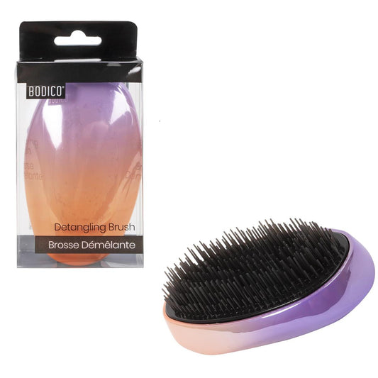 Bodico, Oval Detangler Brush pvc box, 12x8x5cm