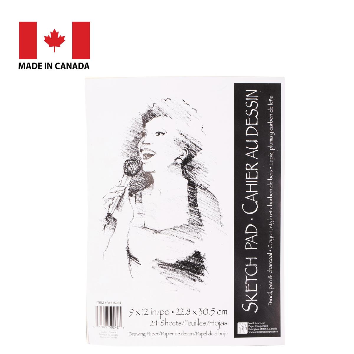 9 x 12" 24-sheet Sketch Pad