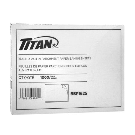 TITAN PARCHMENT SHEET 16.4" X 24.4" 1000/CS (1304076)(1787349)(1816593)