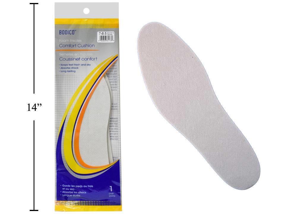 Women's Insoles, Size: 7-8.5: Qty-1