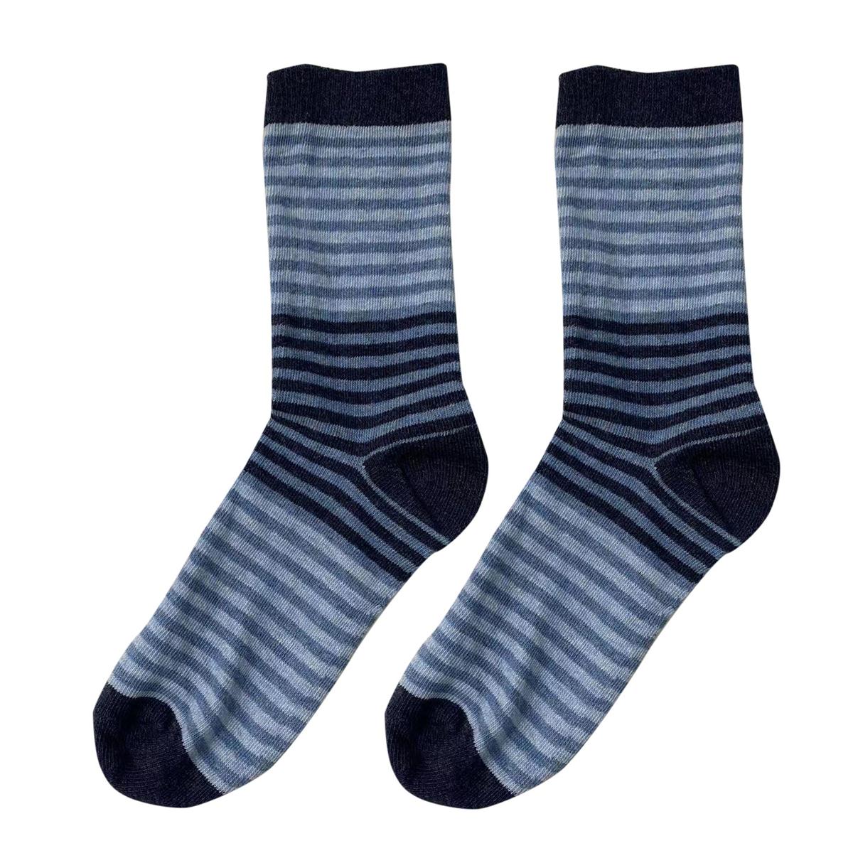Sox, Men's Stripe, Crew, 3 asst, cott/poly/span, hc